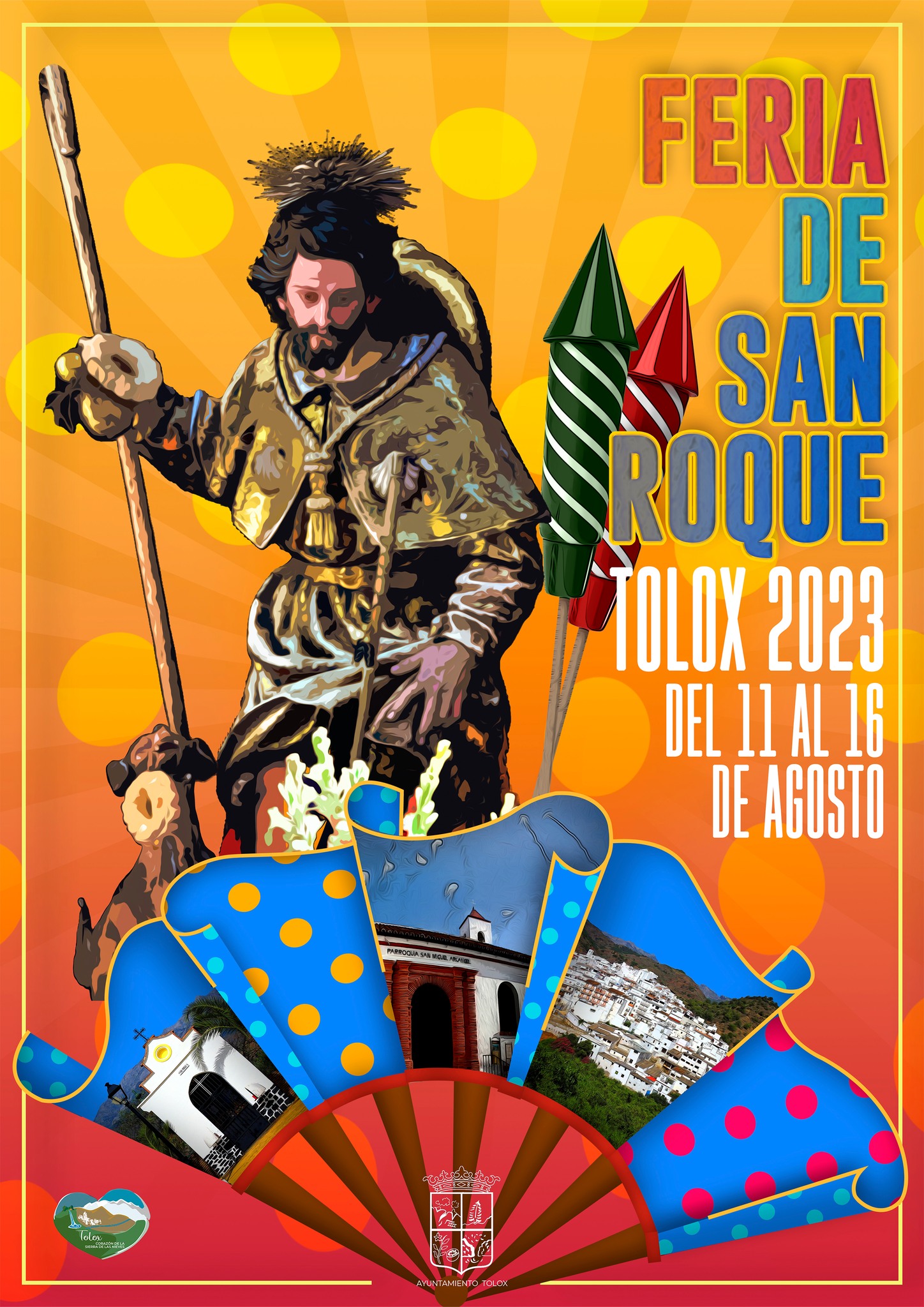 Fiestas y cohetá de San Roque 2023 Tolox